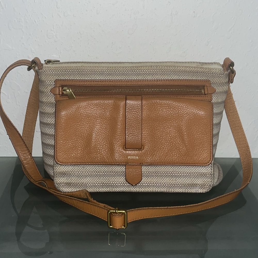 Fossil Kinley crossbody leather